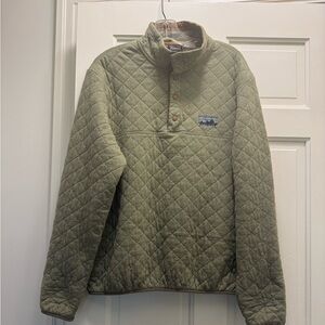 Patagonia Sage Green Quilted Pullover